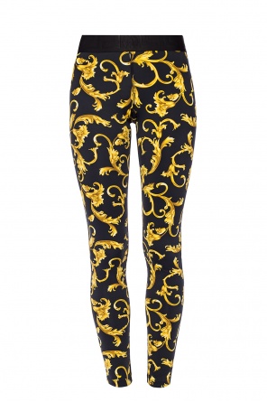 Legginsy z wzorem barokowym oraz głową meduzy, zdjęcie 1 Legginsy z wzorem barokowym oraz głową meduzy od Versace